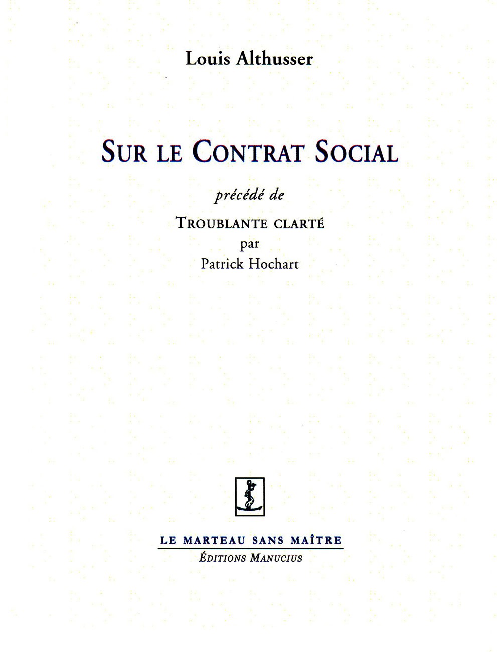 Sur le Contrat Social