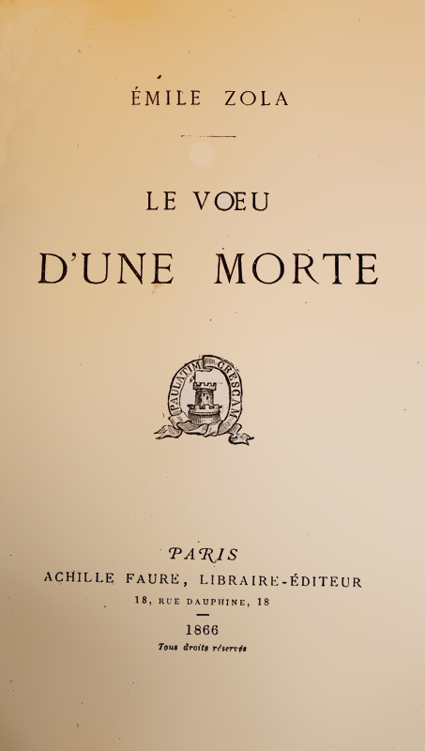 Le Vœu d'une morte