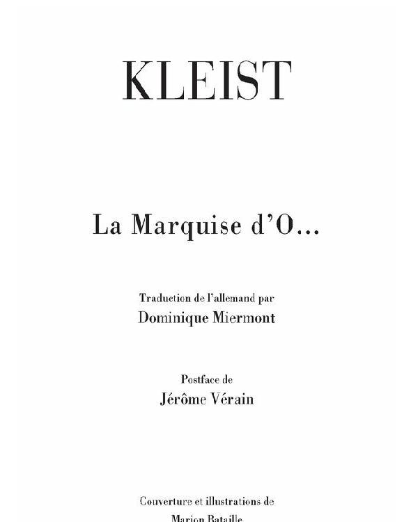 La Marquise d'O