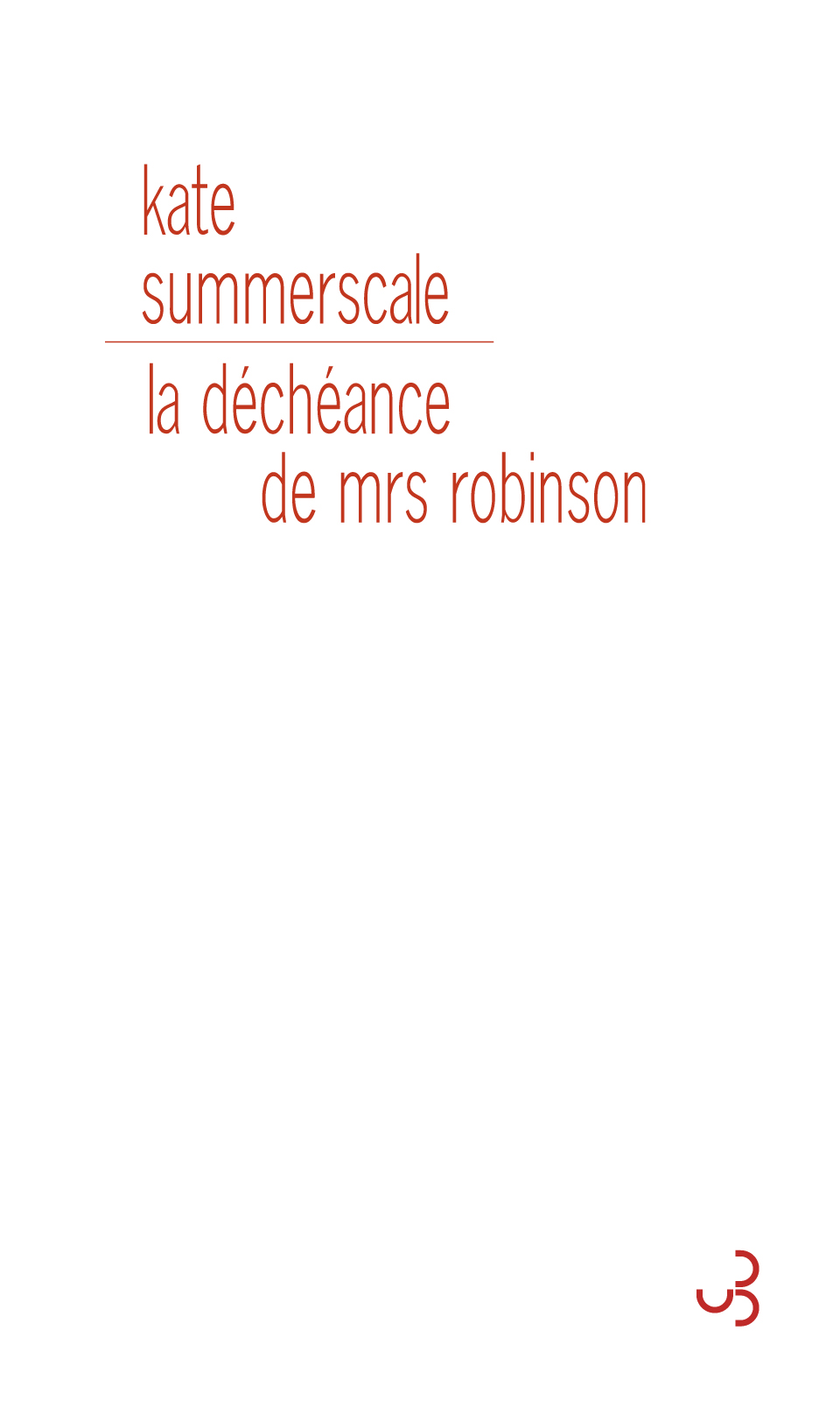 La déchéance de Mrs Robinson